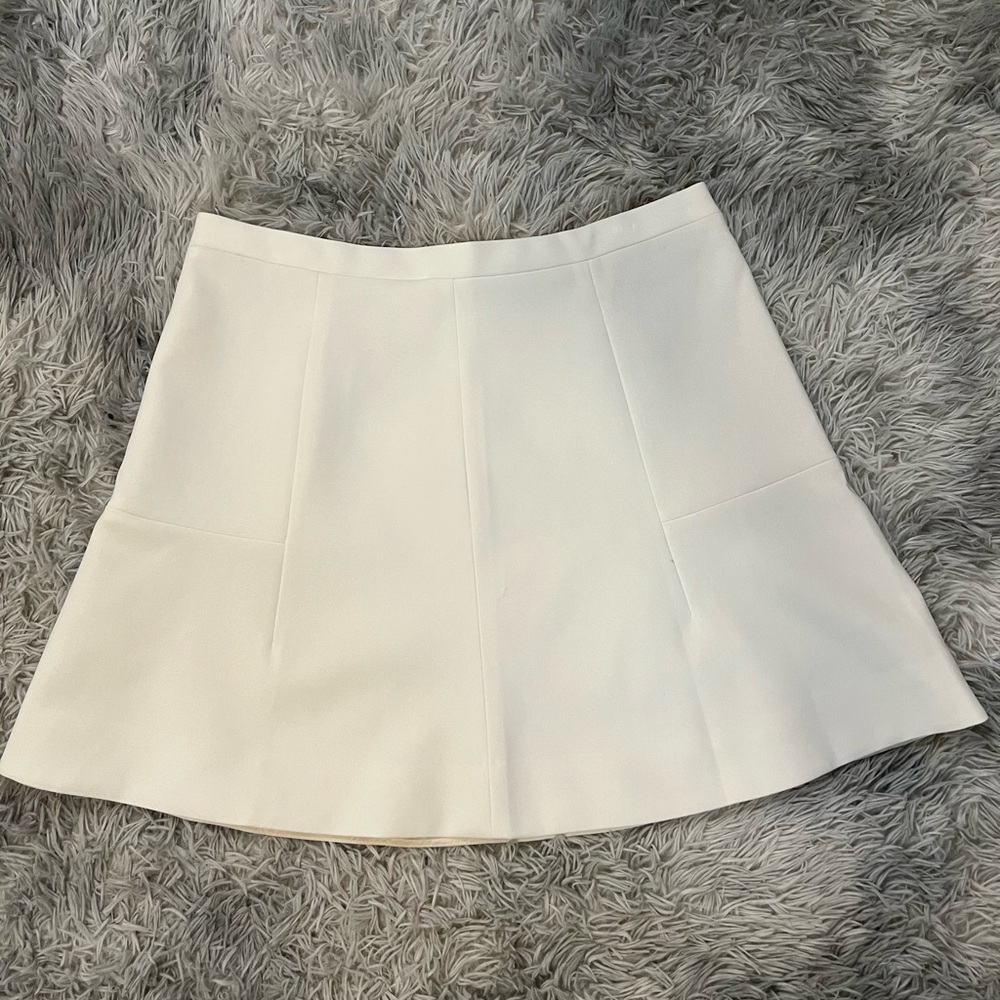 J Crew White Skirt